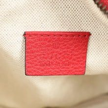 Gucci Red Logo Print Belt Bag