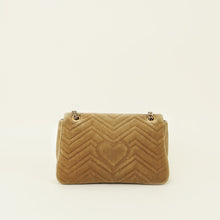 Goyard Cumin GG Marmont Velvet Large Shoulder Bag