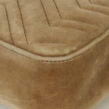 Goyard Cumin GG Marmont Velvet Large Shoulder Bag