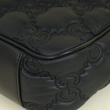 Gucci Black Nylon Enamel GG Matelasse Shoulder Bag