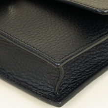 Gucci Black Interlocking G Wallet on Chain