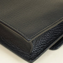Gucci Black Interlocking G Wallet on Chain