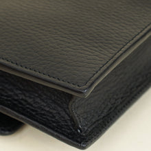 Gucci Black Interlocking G Wallet on Chain