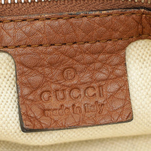 Gucci Brown GG Monogram Cellarius Large Bella Top Handle Bag
