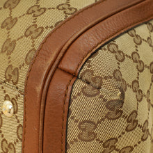 Gucci Brown GG Monogram Cellarius Large Bella Top Handle Bag