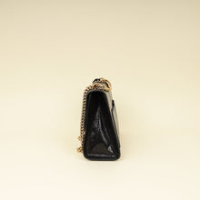 Gucci Black Python Padlock Medium Shoulder Bag