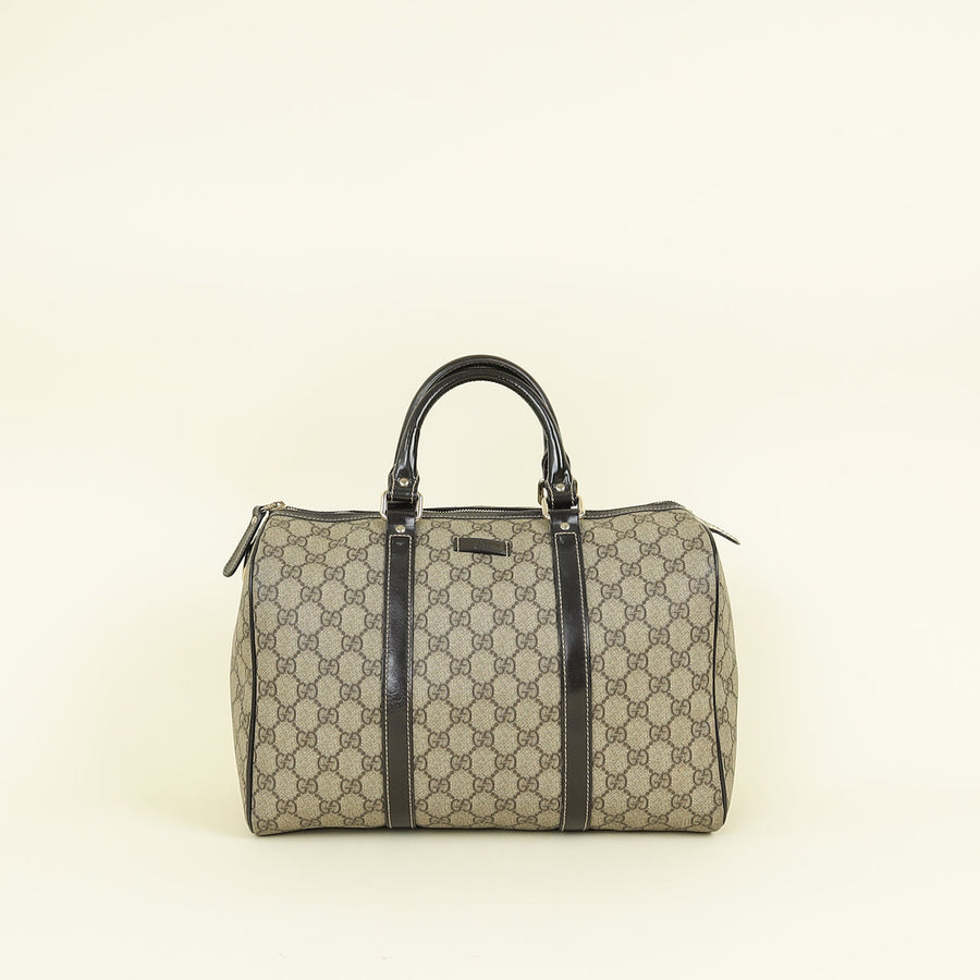 Gucci Bicolor GG Supreme Joy Medium Boston Bag