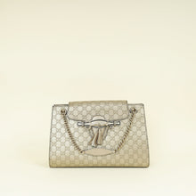Gucci Champagne Guccissima Large Emily Chain Shoulder Bag