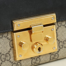 Gucci Tricolor Padlock Chain Small Shoulder Bag