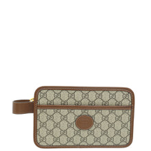 Gucci Bicolor GG Supreme Retro G Travel Pouch