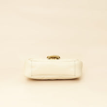 Gucci White Cream GG Marmont Small Shoulder Bag