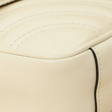 Gucci White Cream GG Marmont Small Shoulder Bag