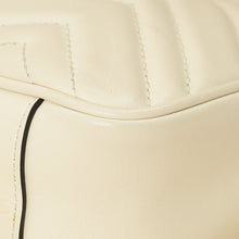 Gucci White Cream GG Marmont Small Shoulder Bag