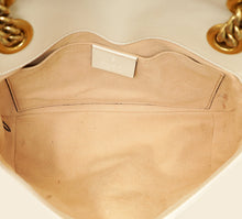 Gucci White Cream GG Marmont Small Shoulder Bag