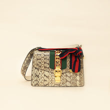 Gucci Bicolor Python Sylvie Small Shoulder Bag