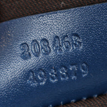 Gucci Blue Diamante Textured Briefcase