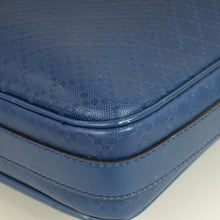 Gucci Blue Diamante Textured Briefcase