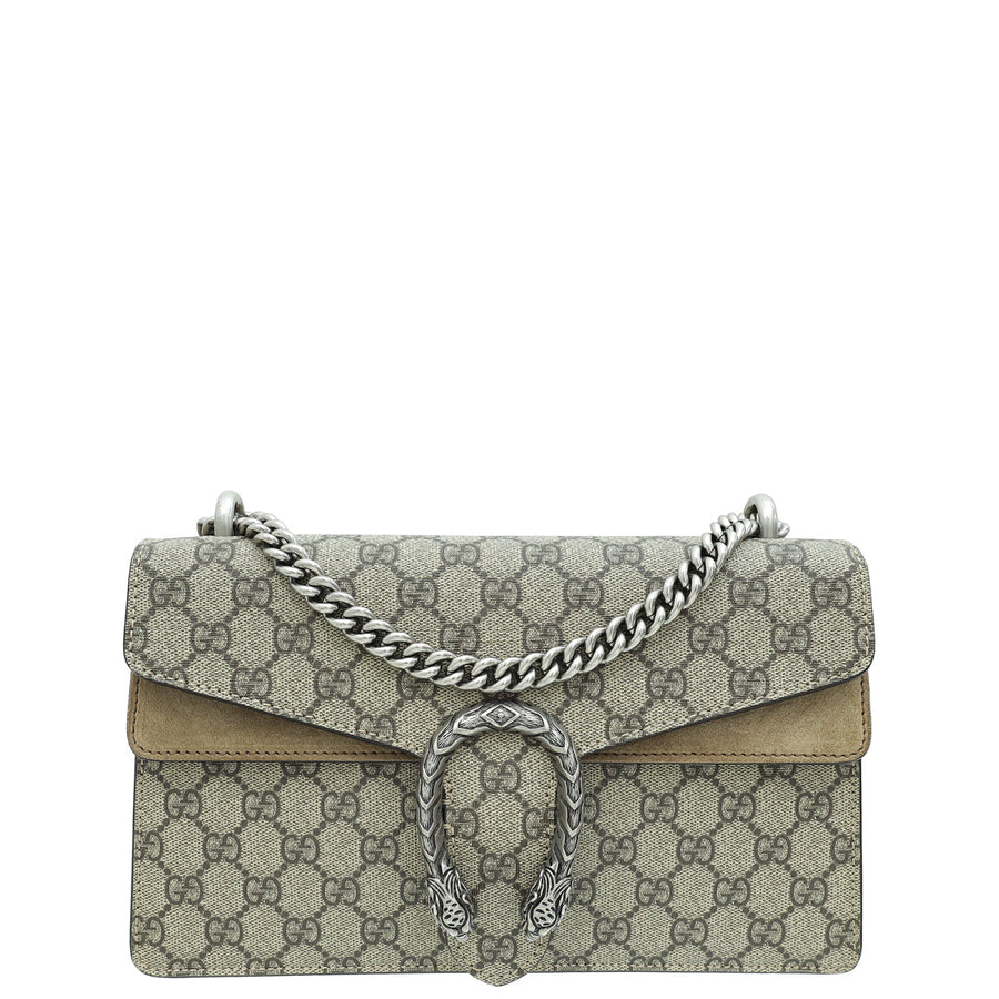 Gucci Ebony GG Supreme Dionysus Small Shoulder Bag