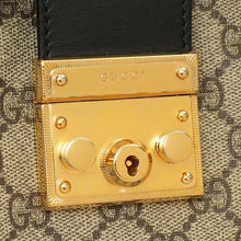 Gucci Bicolor GG Supreme Padlock Tote Small Bag