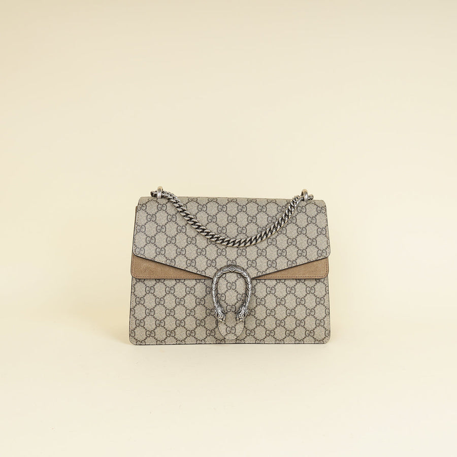 Gucci Ebony GG Supreme Shoulder Bag