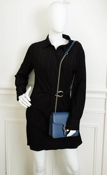 Gucci Navy Blue Interlocking G Small Shoulder Bag