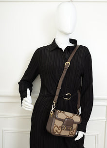 Gucci Bicolor GG Horsebit 1955 Mini Shoulder Bag