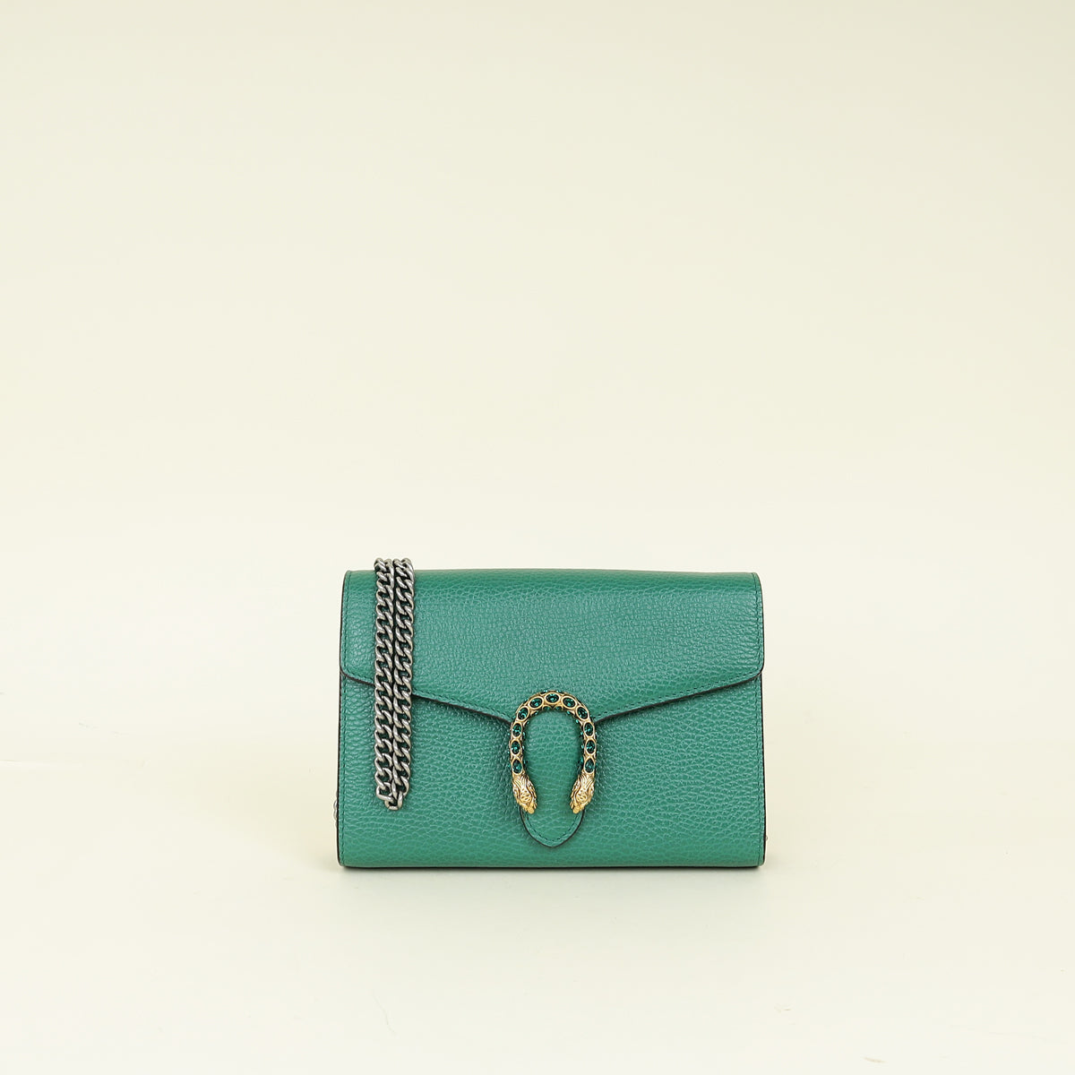 Gucci Green Crystal Dionysus Mini Chain Bag