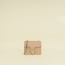 Gucci Beige Interlocking G Flap Chain Small Shoulder Bag