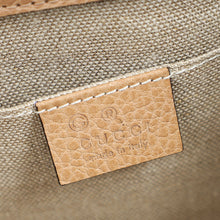 Gucci Beige Interlocking G Flap Chain Small Shoulder Bag