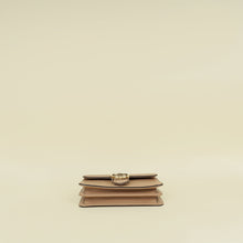 Gucci Beige Interlocking G Flap Chain Small Shoulder Bag