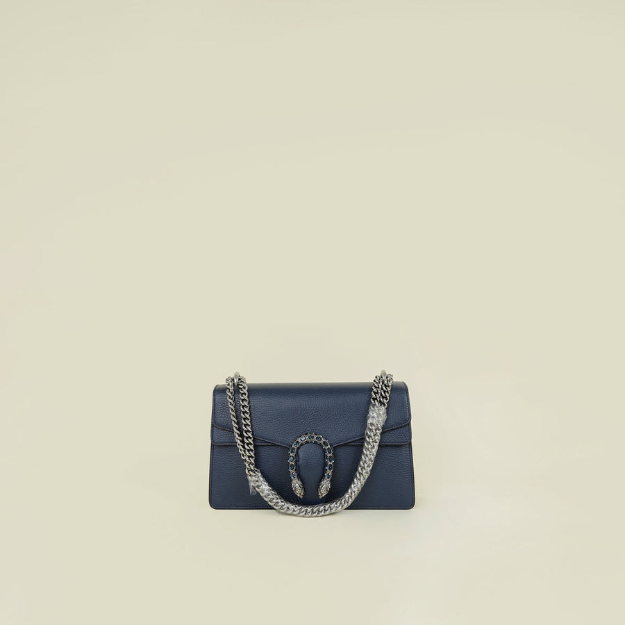 Gucci Blue Dionysus Crystal Shoulder Bag