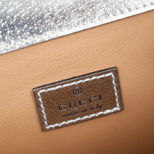 Gucci Metallic Silver Crystal Dionysus Shoulder Bag