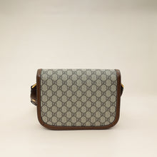 Gucci Ebony GG Supreme 1955 Horsebit Medium Shoulder Bag