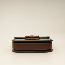 Gucci Ebony GG Supreme 1955 Horsebit Medium Shoulder Bag