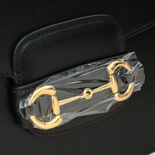 Gucci Black Horsebit 1955 Medium Flap Bag