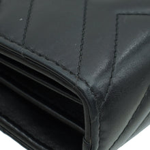 Gucci Black GG Marmont Wallet on Chain