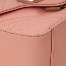 Gucci Pink GG Marmont Top Handle Small Bag
