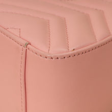 Gucci Pink GG Marmont Top Handle Small Bag