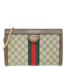 Gucci Ebony GG Supreme Ophidia Small Chain Shoulder Bag