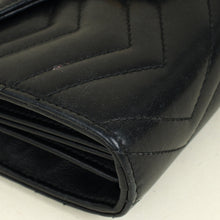 Gucci Black GG Marmont Wallet on Chain