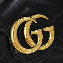 Gucci Black GG Marmont Wallet on Chain