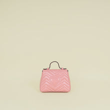 Gucci Pink GG Marmont Top Handle Chain Bag