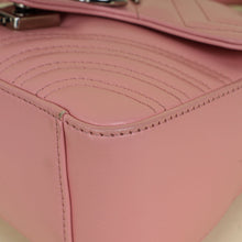Gucci Pink GG Marmont Top Handle Chain Bag