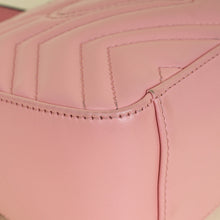 Gucci Pink GG Marmont Top Handle Chain Bag