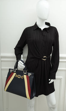 Gucci Tricolor Zumi Smooth Medium Top Handle Bag