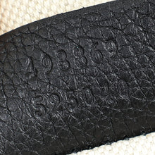 Gucci Black Logo Print Large Belt Bag