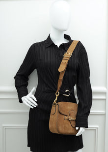 Gucci Brown Lady Web Shoulder Bag