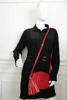 Gucci Red Soho Disco Small Camera Bag