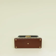 Gucci Bicolor GG Supreme Padlock Top Handle Small Bag