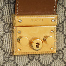 Gucci Bicolor GG Supreme Padlock Small Tote Bag
